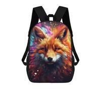 sinyumoney Abstract Graffiti Fox Art Stampa Zaino Per Bambini, Borsa Scolastica Per Adulti E Bambini, Zaino Da Viaggio Per Tutti I Giorni 17inch