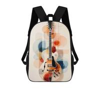 sinyumoney Abstract Violin Zaini Stampati in 3D Per Bambini, Zaini Scolastici, Borse Scolastiche, Zaini Alla Moda Per Ragazzi, Studenti Delle Scuole Elementari E Medie 17inch