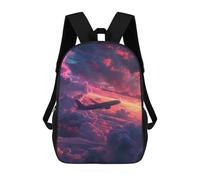sinyumoney Aerial Serenity Flight Over Clouds Zaino Scolastico, Zaino Per Computer Per Scuola/lavoro/viaggi, Campeggio, Avventure All'aria Aperta E Viaggi Quotidiani 17inch