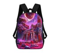 sinyumoney Alien Ruins A Cosmic Fantasy Zaini Casual Per Bambini, Borse Scolastiche Per Ragazzi E Ragazze, Zaini Per Libri, Zaini 17inch