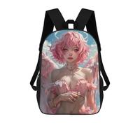 sinyumoney Angel Wings Queen Zaini Stampati in 3D Per Bambini, Zaini Scolastici, Borse Scolastiche, Zaini Alla Moda Per Ragazzi, Studenti Delle Scuole Elementari E Medie 17inch