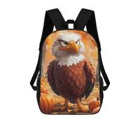 sinyumoney Angry Eagle Illustration Zaini Per Bambini, Zaini Scolastici Personalizzati 3D Per Ragazzi E Ragazze, Zaini Scolastici Grandi, Zaini Casual Da Giorno 17inch