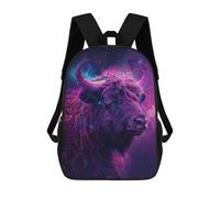 sinyumoney Animal Space Zaini Stampati in 3D, Borsa Scolastica Casual Per Bambini, Borsa Scolastica Alla Moda Per Ragazzi, Studenti Delle Scuole Medie 17inch