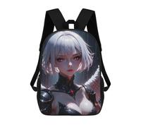 sinyumoney Anime Angel with Red Eyes Zaino Per Ragazzi, Studenti Adolescenti, Zainetti Per Ragazze, Borse Per Bambini, Scuola Elementare, Scuola Media, Borsa Per Libri 17inch