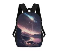 sinyumoney Anime Galaxy Sunset Zaino Scolastico Stampato in 3D, Borse Scolastiche Per Ragazzi E Ragazze, Zaino Per Laptop Per Bambini/studenti/adulti 17inch