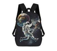 sinyumoney Astronaut Basketball Space Zaino Per La Scuola Stampato in 3D Borsa Scolastica Per Ragazzi E Ragazze Zaino Per Bambini Zaino Da Viaggio 17inch