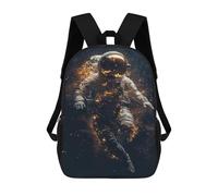 sinyumoney Astronaut Floating in Space -1 Zaino Per La Scuola Stampato in 3D Borsa Scolastica Per Ragazzi E Ragazze Zaino Per Bambini Zaino Da Viaggio 17inch
