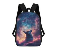sinyumoney Astronaut Floating in Space-17 Zaino Scuola Borsa Da Affari Resistente Per Laptop Per Ragazze E Adolescenti, Stile: 3., 17"