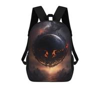 sinyumoney Astronaut Floating with Palloons Zaino Per Computer Portatile Per Scuola/Lavoro/Viaggi Per Adolescenti Ragazze Ragazzi Donne Uomini, Apocalyptic Sky, 17"