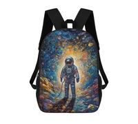 sinyumoney Astronaut in Cosmic Dreamscape -1 Zaini Stampati in 3D, Borsa Scolastica Casual Per Bambini, Borsa Scolastica Alla Moda Per Ragazzi, Studenti Delle Scuole Medie 17inch