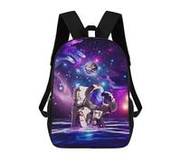 sinyumoney Astronaut in Cosmic Water Zaini Per Bambini, Borsa Scolastica Stampata in 3D, Zaino Per Bambini, Zaini Da Viaggio, Borse Per Bambini, Borse Per Libri, Borsa Scolastica Per Bambini 17inch