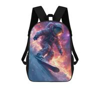 sinyumoney Astronaut in Space Surfer Zaini Per Bambini, Zaino Scolastico Alla Moda, Borsa Scolastica Stampata in 3D Per Ragazzi, Studenti Delle Scuole Elementari E Medie 17inch