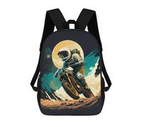 sinyumoney Astronaut on Motorcycle Zaino, Borsa Scolastica Stampata in 3D, Borsa Per Il Pranzo Scolastico, Zaino Da Viaggio, Zaino Per Amici, Zaino Scolastico Per Ragazze E Ragazzi 17inch