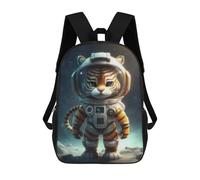 sinyumoney Astronaut Space Tiger Zaino Per La Scuola Stampato in 3D Borsa Scolastica Per Ragazzi E Ragazze Zaino Per Bambini Zaino Da Viaggio 17inch