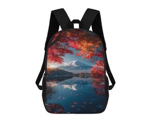 sinyumoney Autumnal Lake Reflections Zaino Scolastico Alla Moda Per Studenti, Adatto A Ragazzi E Ragazze, Ideale Per Viaggi All'aperto E Attività Ricreative. 17inch