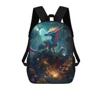 sinyumoney Baby Dragon Zaini Stampati in 3D, Borsa Scolastica Casual Per Bambini, Borsa Scolastica Alla Moda Per Ragazzi, Studenti Delle Scuole Medie 17inch