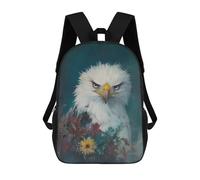 sinyumoney Bald Eagle Portrait Zaini Per Bambini, Zaino Scolastico Alla Moda, Borsa Scolastica Stampata in 3D Per Ragazzi, Studenti Delle Scuole Elementari E Medie 17inch