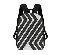 sinyumoney Bambini 17inch Borsa Scolastica Black Expressionism 01 Zaino Scolastico Per Bambini Borsa Per Libri Scuola Alla Moda Casual Zaini Da Viaggio Stampa 3D Divertenti Borse Per Libri