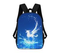 sinyumoney Bambini 17inch Borsa Scolastica Celestial Pagasus Zaino Scolastico Per Bambini Borsa Per Libri Scuola Alla Moda Casual Zaini Da Viaggio Stampa 3D Divertenti Borse Per Libri