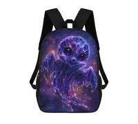 sinyumoney Bambini 17inch Borsa Scolastica Cosmic Crystal Ghost Zaino Scolastico Per Bambini Borsa Per Libri Scuola Alla Moda Casual Zaini Da Viaggio Stampa 3D Divertenti Borse Per Libri