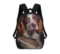 sinyumoney Bambini 17inch Borsa Scolastica English Springer Spaniel Zaino Scolastico Per Bambini Borsa Per Libri Scuola Alla Moda Casual Zaini Da Viaggio Stampa 3D Divertenti Borse Per Libri