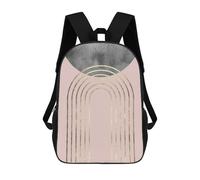sinyumoney Bambini 17inch Borsa Scolastica Geometric Modern Art 5 Zaino Scolastico Per Bambini Borsa Per Libri Scuola Alla Moda Casual Zaini Da Viaggio Stampa 3D Divertenti Borse Per Libri