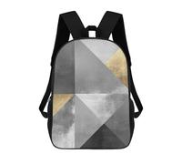 sinyumoney Bambini 17inch Borsa Scolastica Golden Art 9 Zaino Scolastico Per Bambini Borsa Per Libri Scuola Alla Moda Casual Zaini Da Viaggio Stampa 3D Divertenti Borse Per Libri