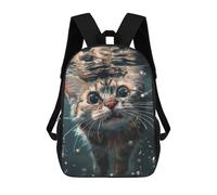 sinyumoney Bambini 17inch Borsa Scolastica Sea Sea Zaino Scolastico Per Bambini Borsa Per Libri Scuola Alla Moda Casual Zaini Da Viaggio Stampa 3D Divertenti Borse Per Libri