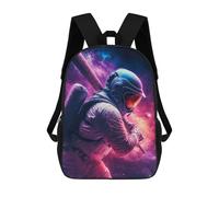 sinyumoney Baseball Batter Astronaut Zaino Scolastico Alla Moda Per Studenti, Adatto A Ragazzi E Ragazze, Ideale Per Viaggi All'aperto E Attività Ricreative. 17inch