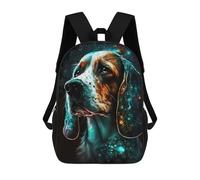 sinyumoney Beagle Dog Magic Zaino Per La Scuola Stampato in 3D Borsa Scolastica Per Ragazzi E Ragazze Zaino Per Bambini Zaino Da Viaggio 17inch