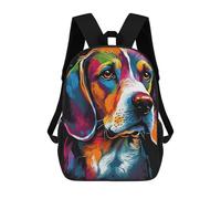 sinyumoney Beagle Style 2 Zaino Scolastico Zaino Per Bambini Borsa Scolastica Di Grande Capacità Zaino Per Bambini Per La Scuola Zaino 3D Borsa Per Libri Regali Per Bambini 17inch