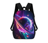 sinyumoney Beautiful Earth from Space - Zaino per bambini con stampa 3D, borsa da scuola per ragazzi, zaino fresco e casual, divertente per bambini e adolescenti, Spazio 12, 17"