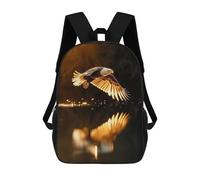sinyumoney Beautiful Magical Eagle Zaino Scolastico Zaino Per Bambini Borsa Scolastica Di Grande Capacità Zaino Per Bambini Per La Scuola Zaino 3D Borsa Per Libri Regali Per Bambini 17inch