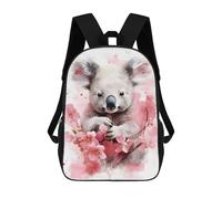 sinyumoney Beaver Bubblegum - Zaino da viaggio per bambini, con stampa 3D, per bambini, zaino da viaggio per bambini, zaino per libri di grande capacità, zaino per bambini, Koala, 17"