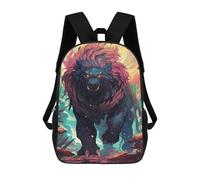 sinyumoney Behemoth's Rise A Mythical Beast Unleashed -1 Zaino Per Bambini, Zainetti 3D Per La Scuola, Zainetto Per Bambini, Zainetto Casual, Zaino Alla Moda 17inch