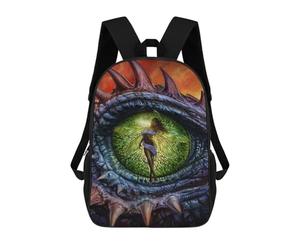 sinyumoney Behold The Basilisk Zaino, Zaino Per Bambini, Borsa Scolastica Per Studenti, Zaino Per Libri, Borsa Scolastica Stampata in 3D Per Ragazzi E Ragazze 17inch