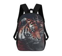 sinyumoney Bengal Tiger Deer Love Zaino Per Bambini, Borsa Scolastica Di Grande Capacità, Zaino Per Studenti, Zaino Per Ragazzi, Ragazze, Adulti, Adolescenti 17inch