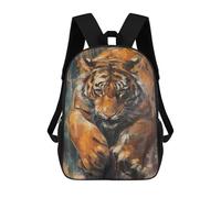 sinyumoney Bengal Tiger Mysterious Zaino Scolastico Alla Moda Per Studenti, Adatto A Ragazzi E Ragazze, Ideale Per Viaggi All'aperto E Attività Ricreative. 17inch