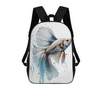 sinyumoney Betta Fish Zaino Scolastico Alla Moda Per Studenti, Adatto A Ragazzi E Ragazze, Ideale Per Viaggi All'aperto E Attività Ricreative. 17inch