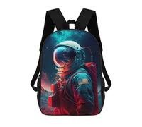 sinyumoney Beyond The Stars Astronaut Zaino Scolastico Alla Moda Per Studenti, Adatto A Ragazzi E Ragazze, Ideale Per Viaggi All'aperto E Attività Ricreative. 17inch