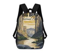 sinyumoney Big Bend National Park Stampa Zaino Per Bambini, Borsa Scolastica Per Adulti E Bambini, Zaino Da Viaggio Per Tutti I Giorni 17inch