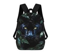 sinyumoney Black Panther Close-Up Zaini Stampati in 3D, Borsa Scolastica Casual Per Bambini, Borsa Scolastica Alla Moda Per Ragazzi, Studenti Delle Scuole Medie 17inch