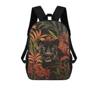 sinyumoney Black Panther in Jungle Zaino, Borsa Scolastica Stampata in 3D, Borsa Per Il Pranzo Scolastico, Zaino Da Viaggio, Zaino Per Amici, Zaino Scolastico Per Ragazze E Ragazzi 17inch