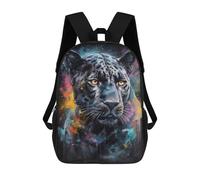 sinyumoney Black Panther Painting Zaino Scolastico Alla Moda Per Studenti, Adatto A Ragazzi E Ragazze, Ideale Per Viaggi All'aperto E Attività Ricreative. 17inch