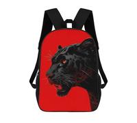 sinyumoney Black Panther Portrait Zaino Scolastico Alla Moda Per Studenti, Adatto A Ragazzi E Ragazze, Ideale Per Viaggi All'aperto E Attività Ricreative. 17inch