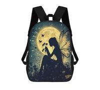 sinyumoney Black & White Cats Window Zaini Per Bambini Zaino Scuola Borsa Scuola Stampa 3D Per Ragazzi Studenti Di Scuola Elementari E College, Stile: 8., 17"