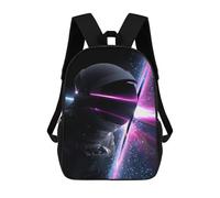 sinyumoney Black & White Cats Window Zaini Per Bambini Zaino Scuola Borsa Scuola Stampa 3D Per Ragazzi Studenti Di Scuola Elementari E College, Stile: 3., 17"