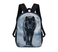 sinyumoney Black Wolf in Moonlight Zaino Scolastico Borsa Per Lavoro Borsa Per Laptop Resistente Per Ragazzi/Ragazze/Adolescenti 17inch
