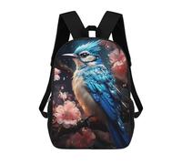 sinyumoney Blue Jay Zaino Scolastico Alla Moda Per Studenti, Adatto A Ragazzi E Ragazze, Ideale Per Viaggi All'aperto E Attività Ricreative. 17inch