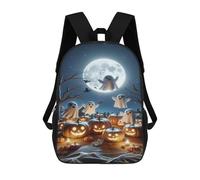 sinyumoney Borsa da scuola con stampa 3D - Zaini alla moda per bambini, per ragazzi, studenti delle elementari e del college, Stile: 13., 17"